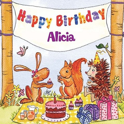 Alicia happy birthday Happy Birthday