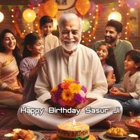 Happy Birthday Sasur Ji