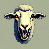 Sheep With Sharp Teeth