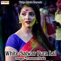 White Salwar Pura Lal