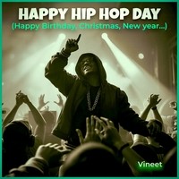 Happy Hip Hop Day ( Happy Birthday, Christmas, New Year...)