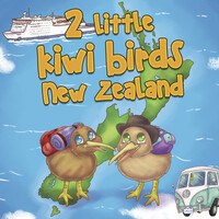 2 Little Kiwi Birds New Zealand