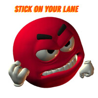 Stick on Your Lane