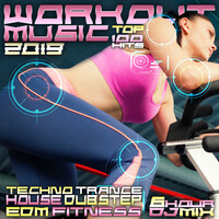 Workout Music 2019 Top 100 Hits Techno Trance House Dubstep EDM Fitness 6 Hr DJ Mix