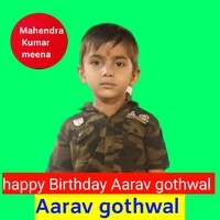 Happy Birthday Aarav gothwal