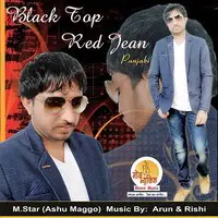 Black Top Red Jean