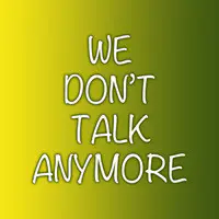 We Dont Talk Anymore