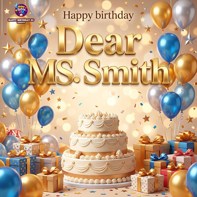 Dear Ms Smith Happy Birthday