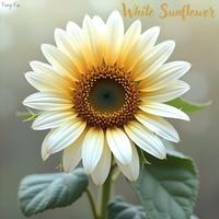 White Sunflower