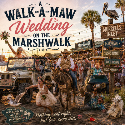 A Walk A Maw Wedding On The Marshwalk