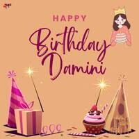 Happy Birthday Damini