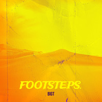 Footsteps.
