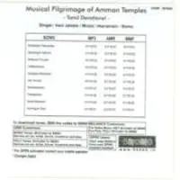 Musical Pilgrimage Of Amman Temples Vani Jairam