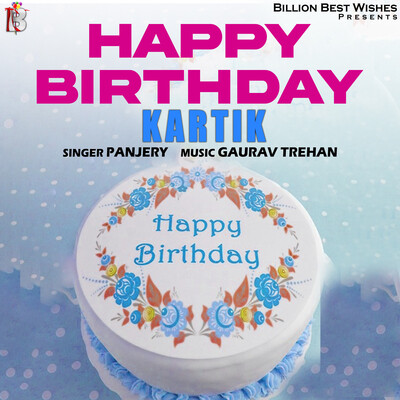 Happy Birthday, Karthik! Elegant cupcake with a sparkler. — Download on  Funimada.com
