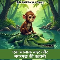 Ek Chalaak Bandar Aur Magarmachh Ki Kahani (Kids Storys)