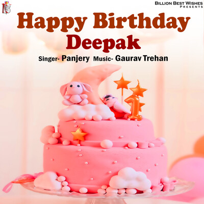 ❤️ Pink Birthday Cake For Deepak bhai