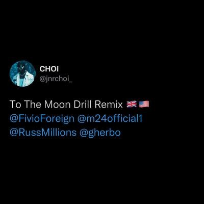 TO THE MOON (Drill Remix) MP3 Song Download by Jnr Choi (TO THE MOON