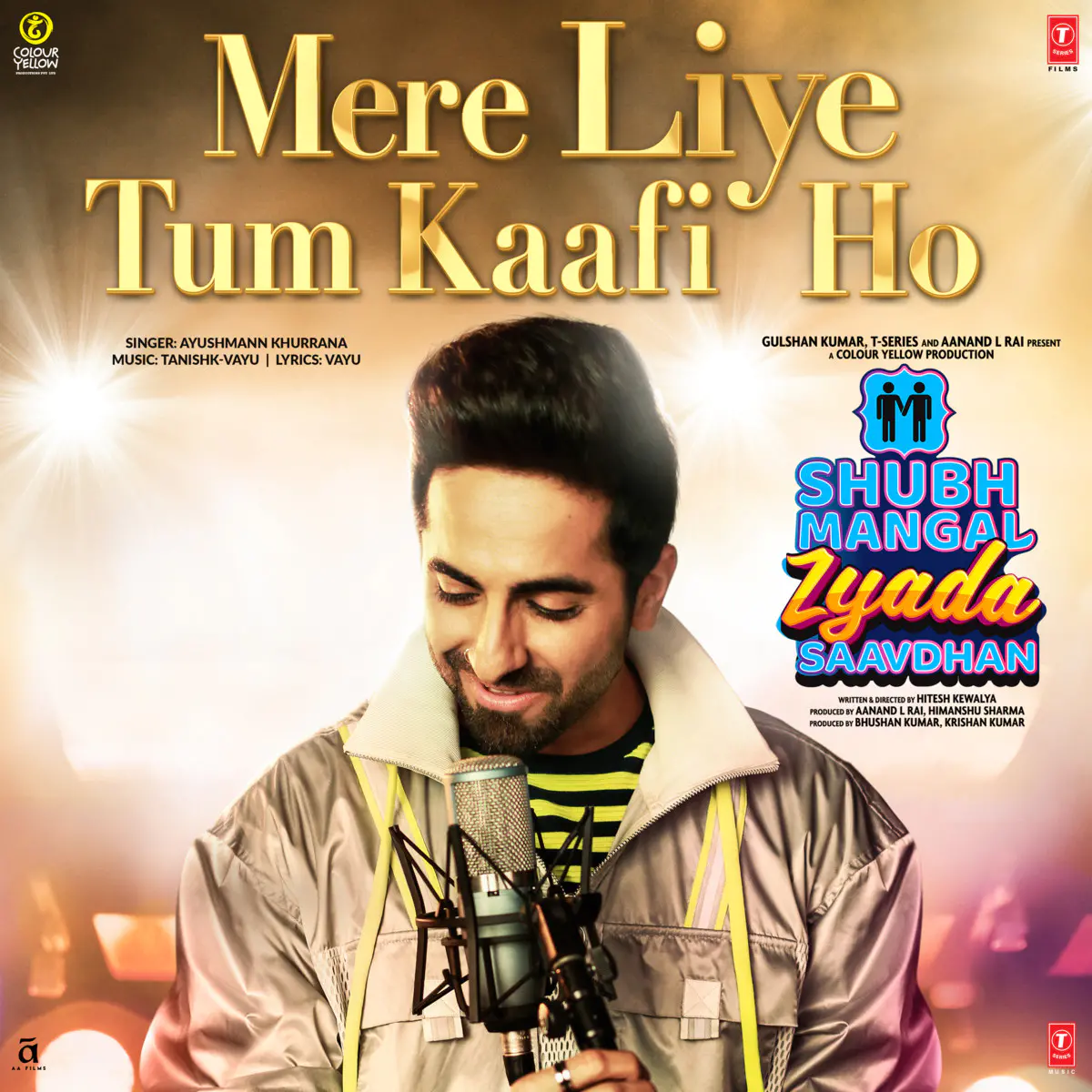 Mere Liye Tum Kaafi Ho Lyrics In Hindi Shubh Mangal Zyada Saavdhan Mere Liye Tum Kaafi Ho Song Lyrics In English Free Online On Gaana Com