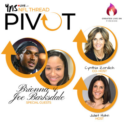 YNS Live with NFL Thread PIVOT feat. Joe and Bri Barksdale MP3 Song Download by Juliet Hahn | Cynthia Zordich (Your Next Stop with Juliet Hahn - season - 2)| Listen YNS Live with NFL Thread PIVOT feat. Joe and Bri Barksdale Song Free Online - Vimarsana News