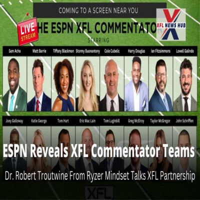 ESPN Reveals XFL Commentator Teams, Dr. Robert Troutwine From Ryzer ...