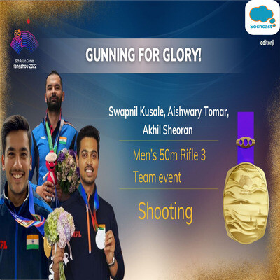 Ep 2023: India win Gold in Mens 50m Rifle 3 Positions team event in ...