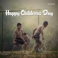 Happy Childrens Day - Malayalam