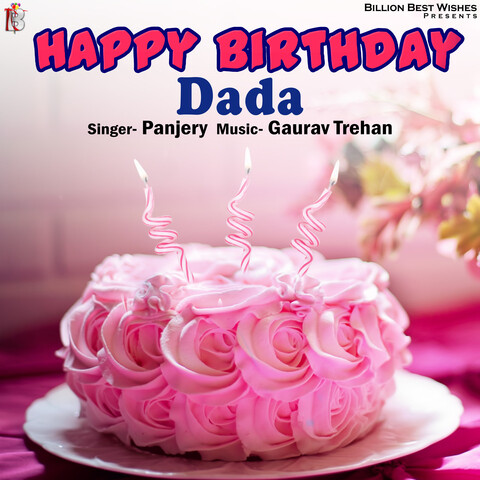YUINYO Happy Birthday Cake Topper For DAD party , Cake Topper for DADA cake  topper decorations Happy Father's day party supplies for papa (Gold  Acrylic) : Buy Online at Best Price in