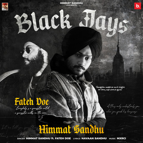 Black Jays MP3 Song Download by Himmat Sandhu (Black Jays)| Listen Black Jays Punjabi Song Free Online - Vimarsana News
