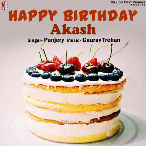 Happy Birthday Akash Cakes, Cards, Wishes